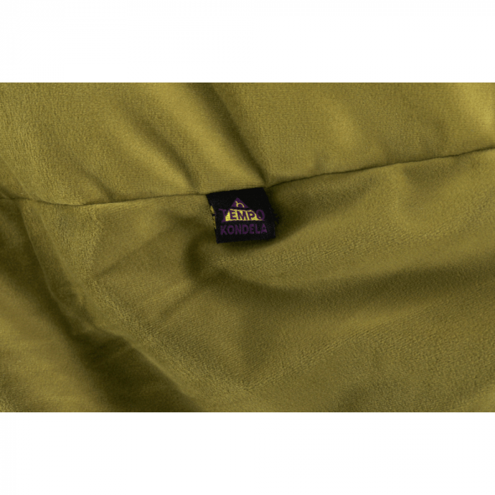Fotoliu tip sac, material textil verde măsliniu, TRIKALO [6]