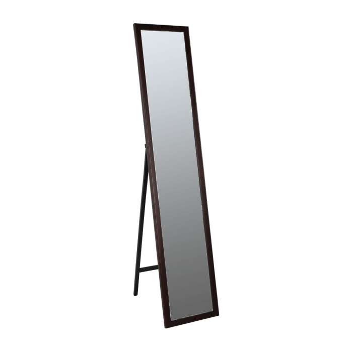 Oglindă, ramă din lemn în culoarea maro, MALKIA TYP 4 [1]