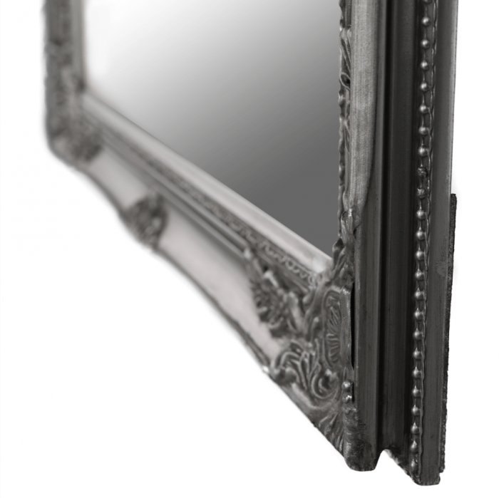 Oglindă, ramă din lemn argintiu, MALKIA TYP 6 [8]