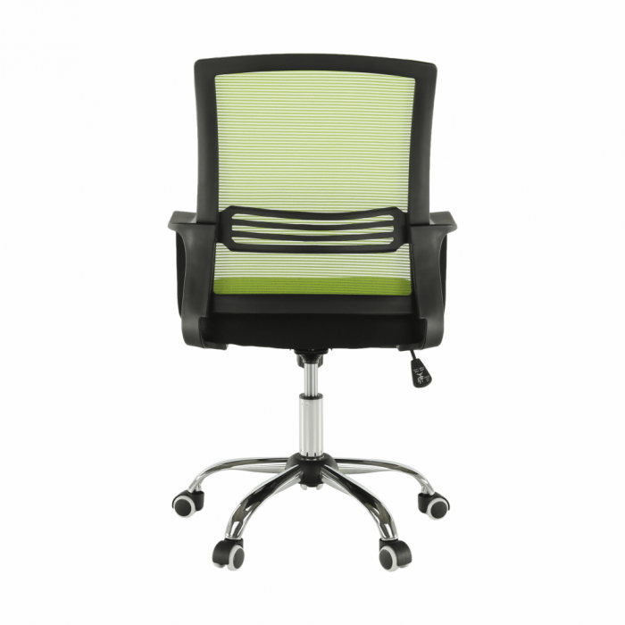 scaun de birou mesh verde ,reglabil, roti de cauciuc [16]