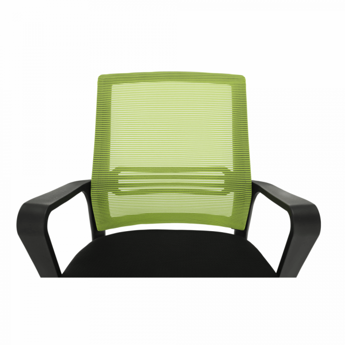 scaun de birou mesh verde ,reglabil, roti de cauciuc [7]