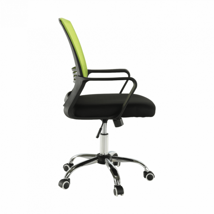 scaun de birou mesh verde ,reglabil, roti de cauciuc [15]
