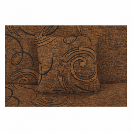 Canapea extensibilă, material textil auriu/model, ASIA NEW [6]