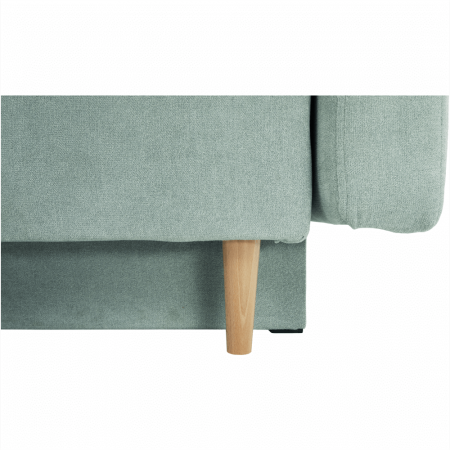 Canapea extensibilă, material textil verde mentă, AURELIA [12]