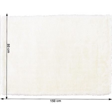 Covor 80x150 cm, alb, AMIDA [10]