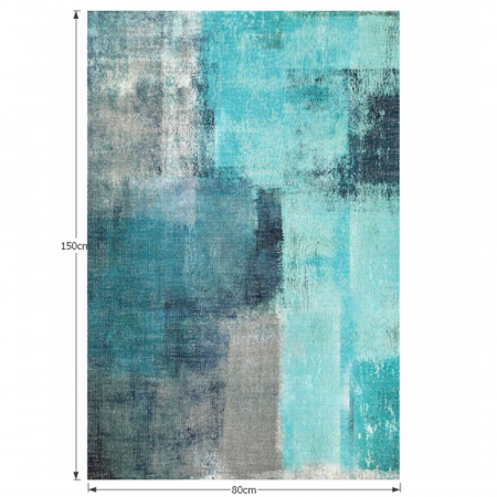 Covor 80x150 cm, albastru/gri, ESMARINA TYP 2 [2]