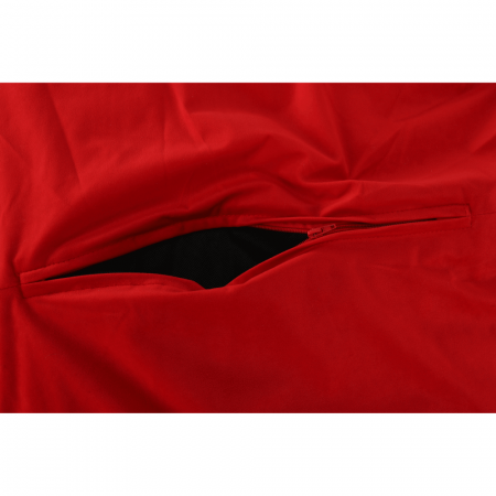 Fotoliu tip sac, material textil roşu, TRIKALO [12]