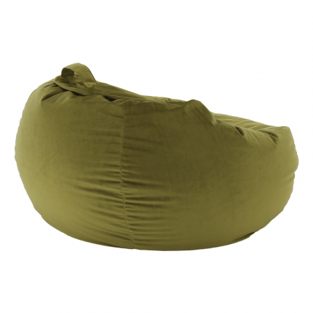 Fotoliu tip sac, material textil verde măsliniu, TRIKALO [1]