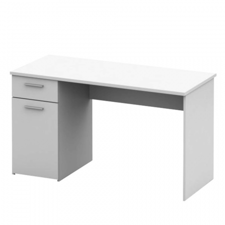 Masă de birou, albă, EGON [0]
