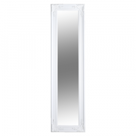 Oglindă, ramă din lemn în culoarea albă, MALKIA TYP 8 [0]