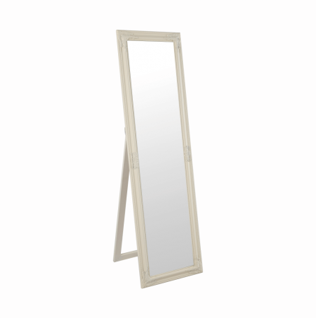 Oglindă, cadru din lemn culoarea smântânii, MALKIA TIP 12 [0]
