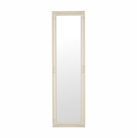 Oglindă, cadru din lemn culoarea smântânii, MALKIA TIP 12 [9]