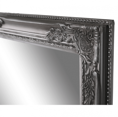 Oglindă, ramă din lemn argintiu, MALKIA TYP 6 [5]