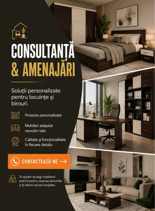 onsultanță pentru Mobilier și Amenajări Personalizate