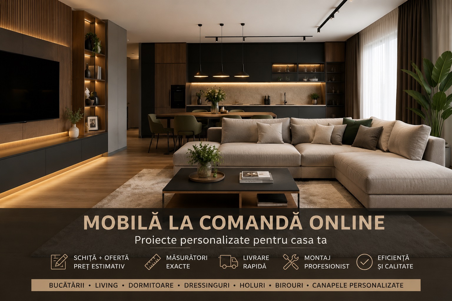 Mobilă la comandă online – soluții moderne pentru casa ta
