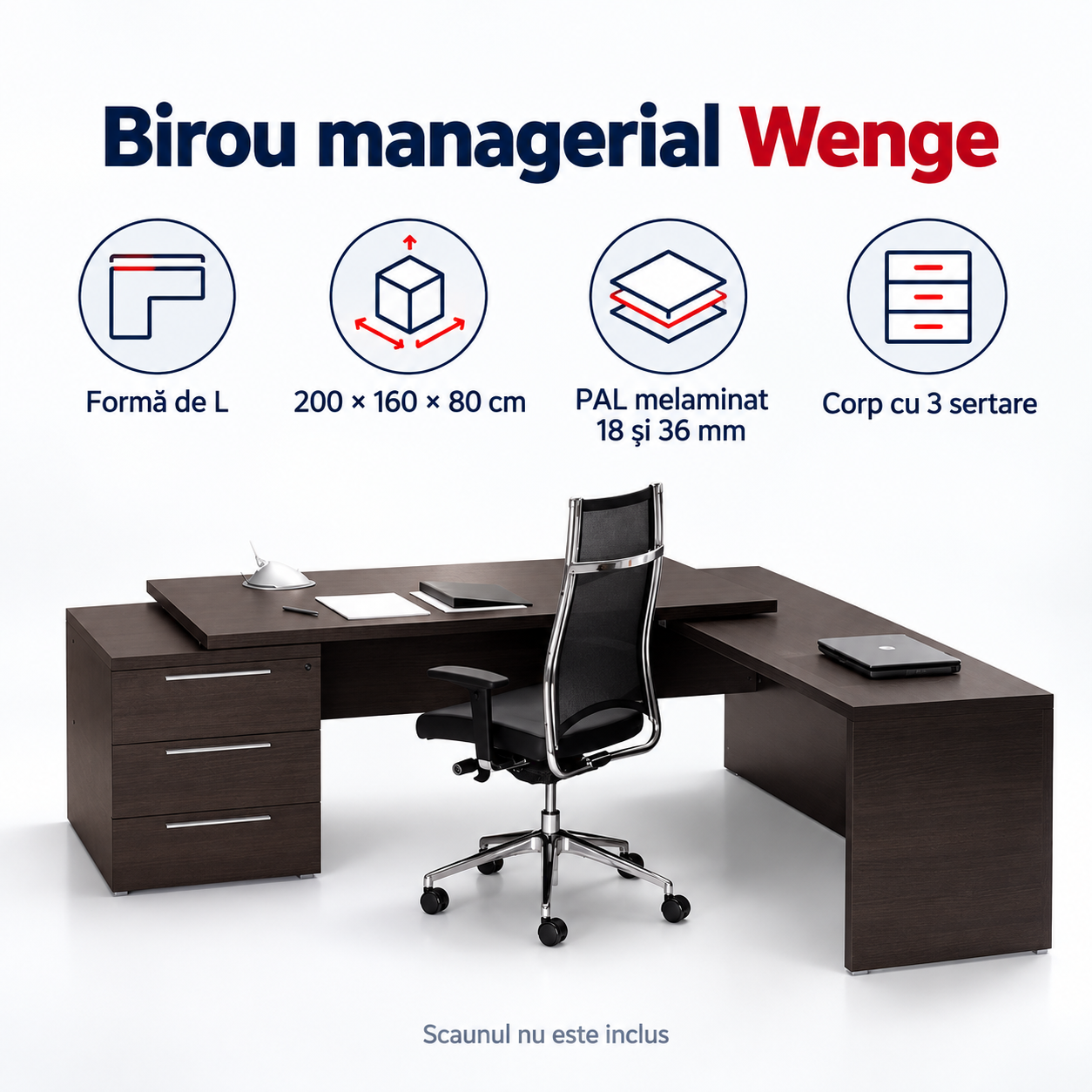 Birou managerial realizat la comandă pentru spații executive [3]