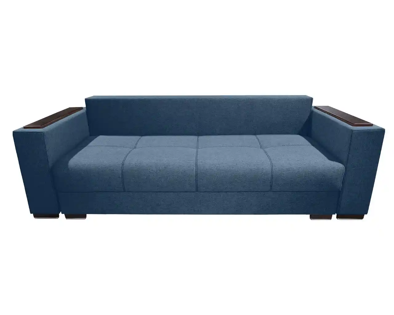 canapea extensibil de 3 locuri cu ornamente mdf Solis culoare albastru [3]