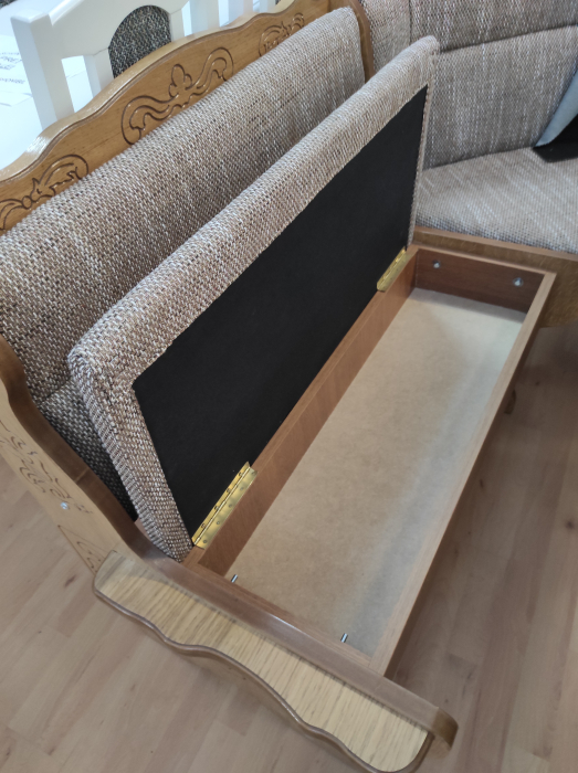 Colțar bucătărie Spandau – set compact cu masă extensibilă și scaune [4]