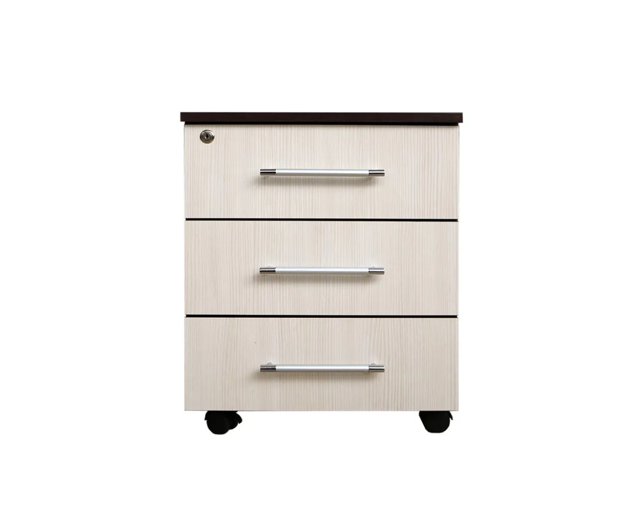 Corp mobil birou Office cu 3 sertare Wenge/Ladin [3]