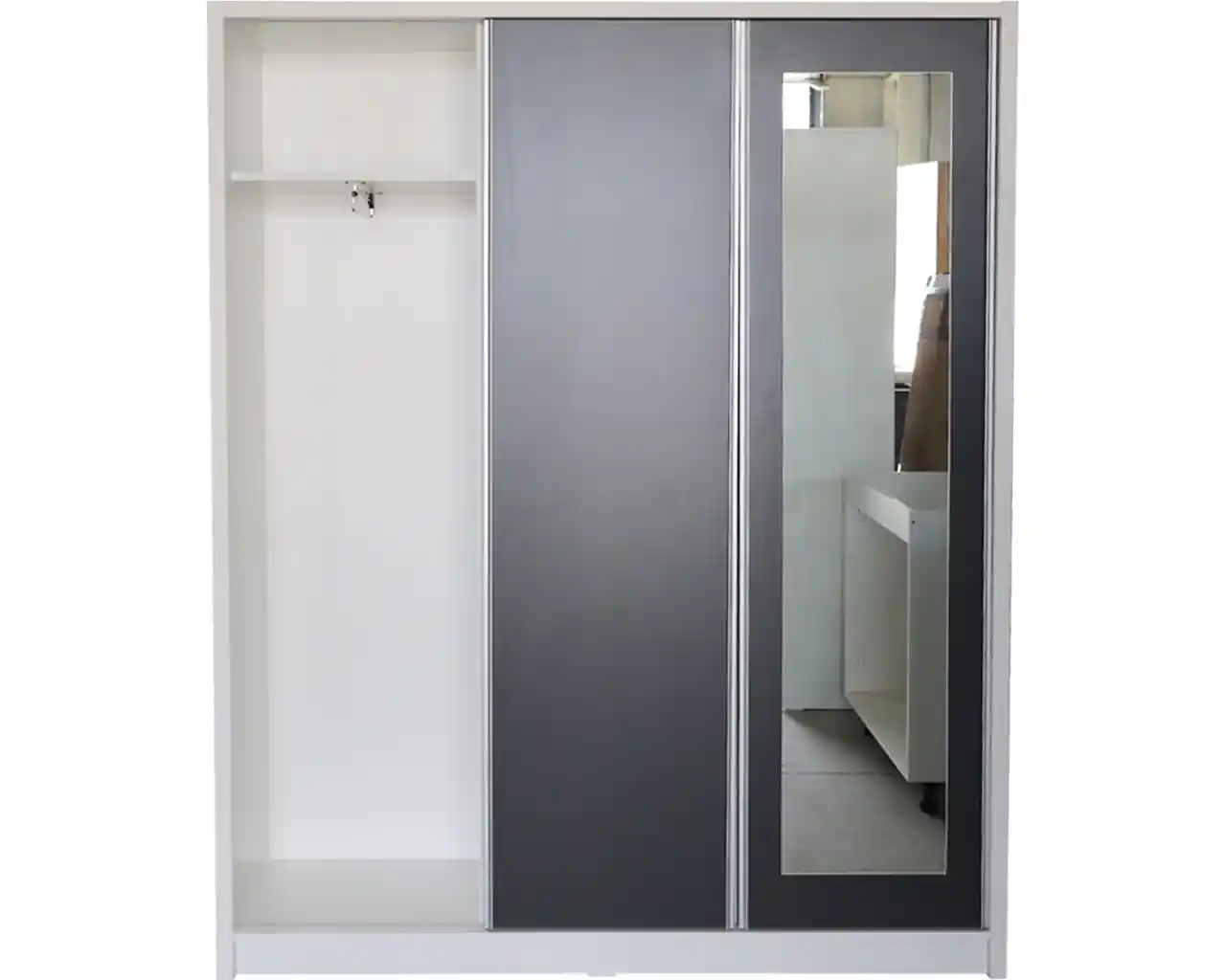 Cuier DAVID MAX alb & gri – soluție practică pentru hol [5]