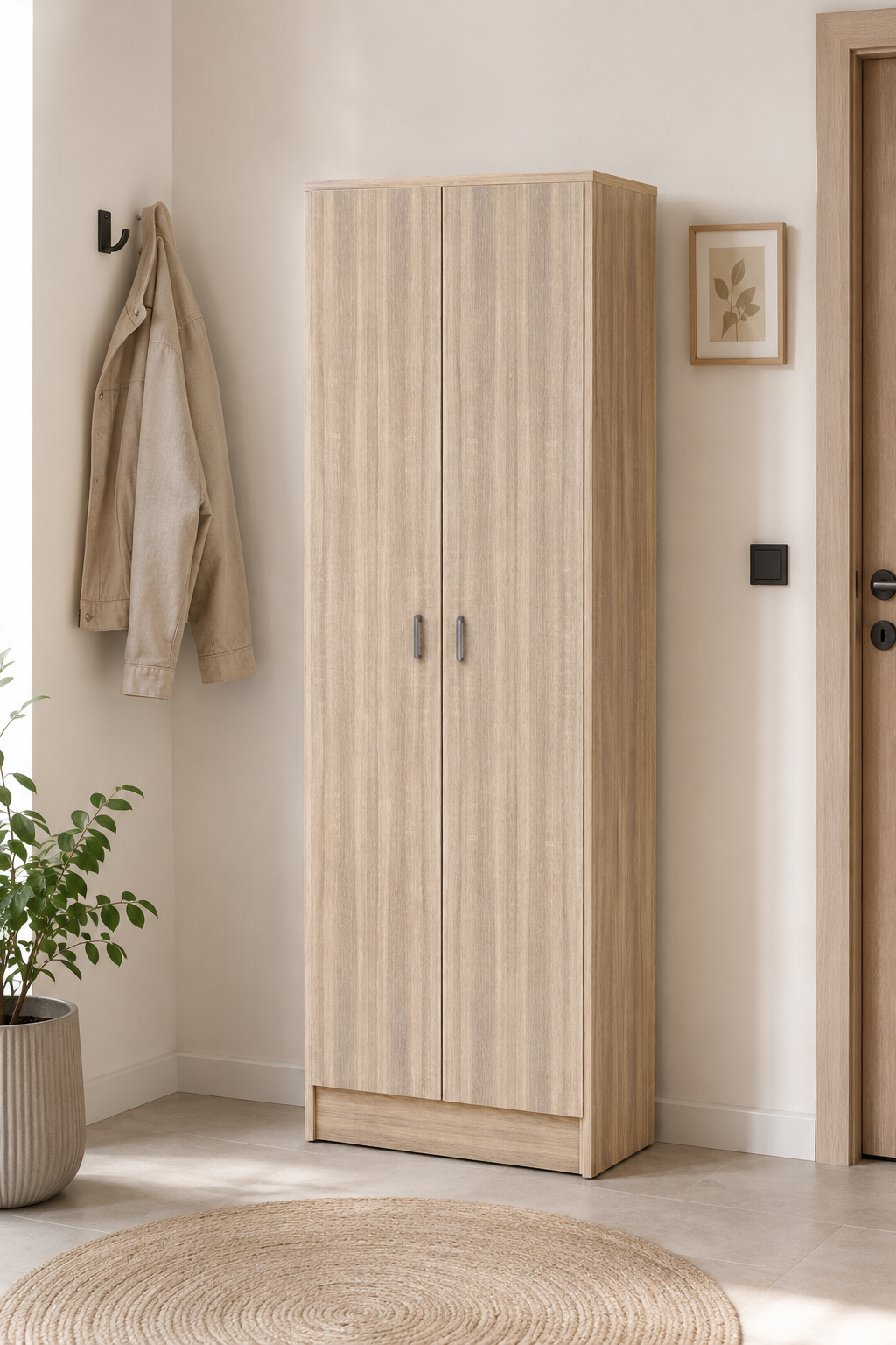 Pantofar înalt Sonoma 68x198x35 cm 27 perechi hol [4]
