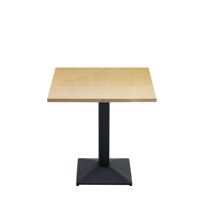 Masa bistro fixa 70x70 cm stejar negru [4]