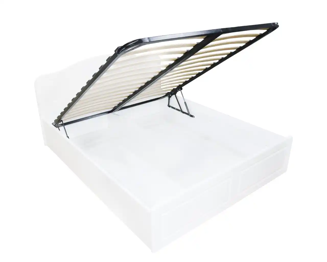 at matrimonial SARA 160x200 cu somieră rabatabilă și ladă depozitare [2]