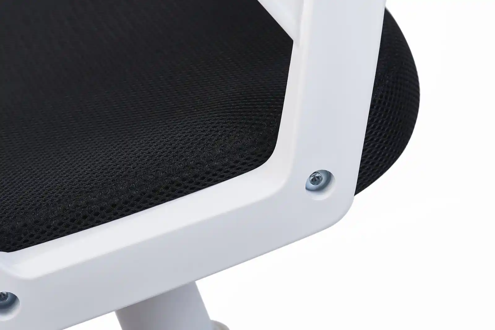scaun de birou ergonomic operational si pentru copii cadru alb si mesh negru cu gri [8]