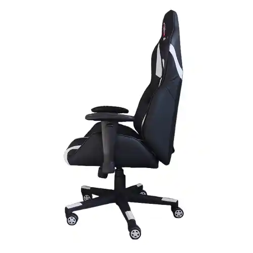 Scaun gaming Venom negru cu alb, ergonomic și reglabil – Mobila Ghencea [3]