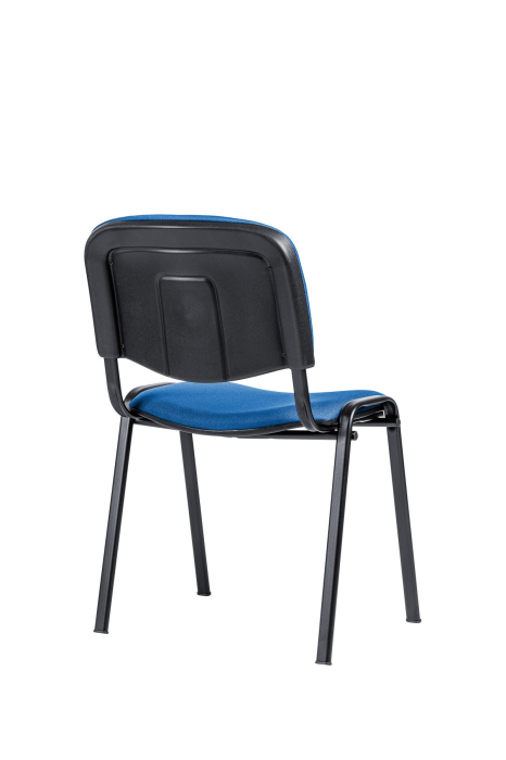caun vizitator suprapozabil albastru cu cadru metalic negru pentru conferințe și evenimente [7]