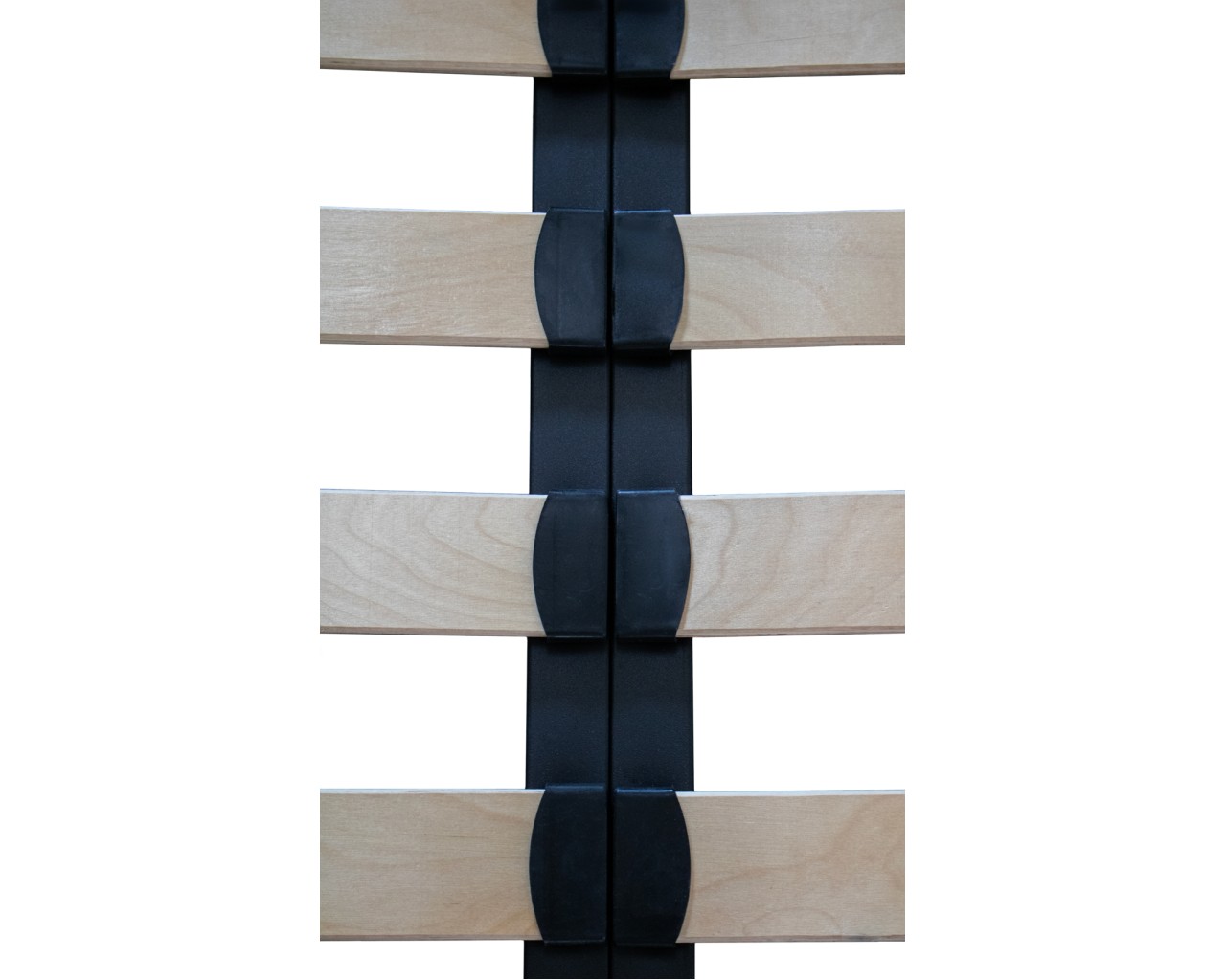 Somieră metalică 160x200 cm cu 5 picioare și lamele din lemn curbat [5]