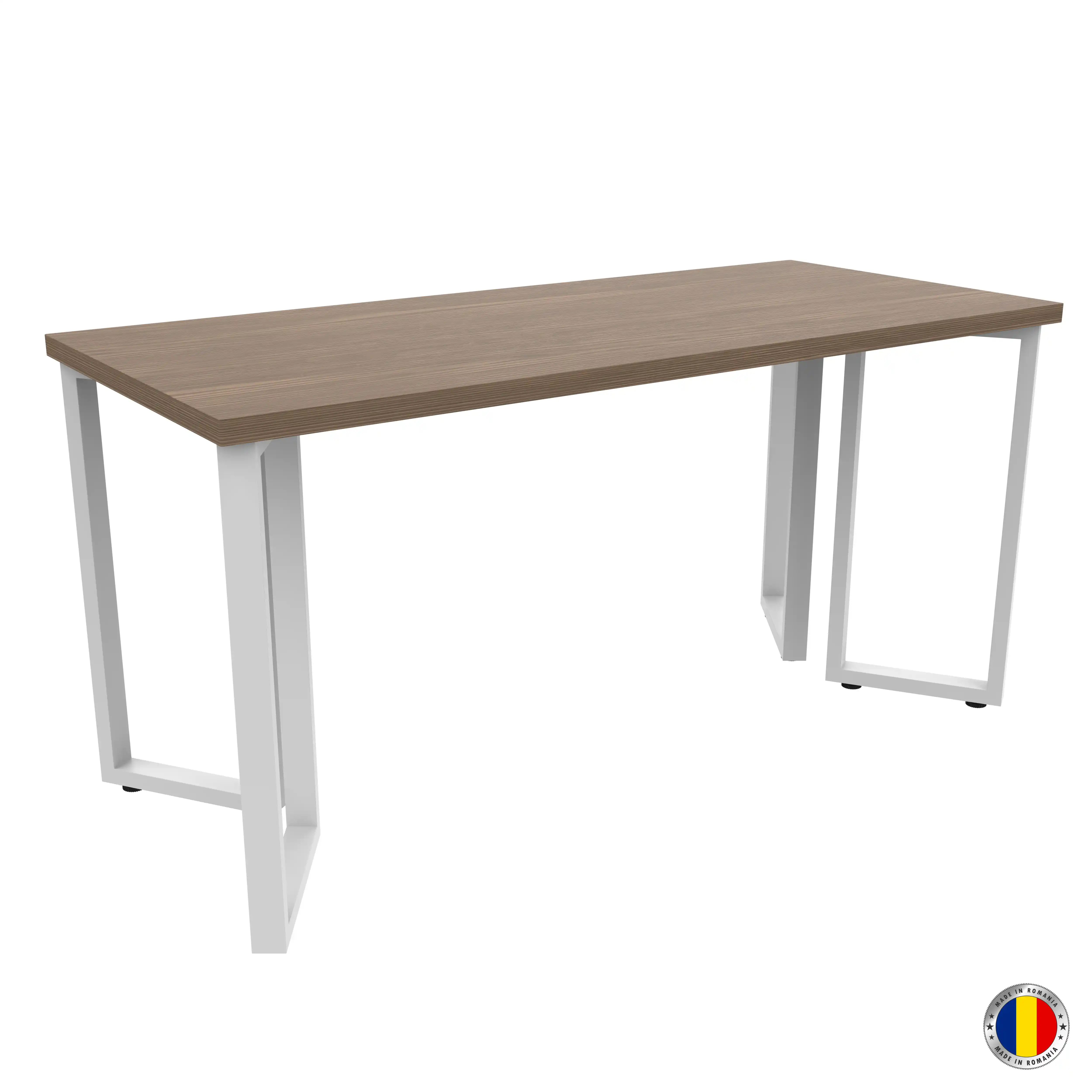 Birou Office - Birou cu picioare metalice realizat la comanda - Sembazuru Art