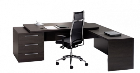 Mobilier Office - birou-manager-wenge