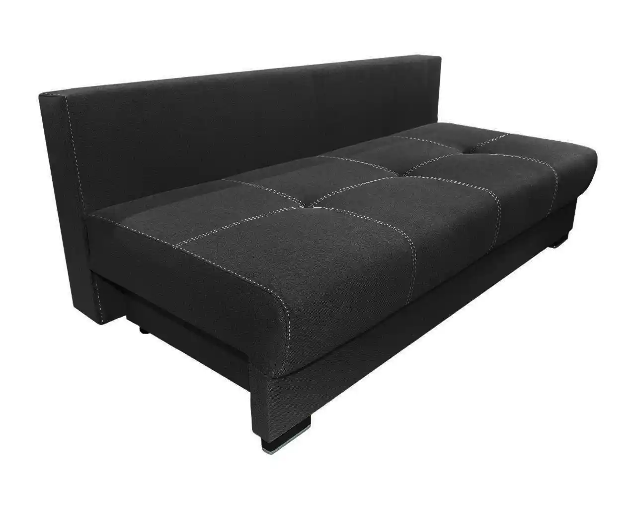 Canapea extensibilă Mesiem negru N100 cu ladă depozitare [2]