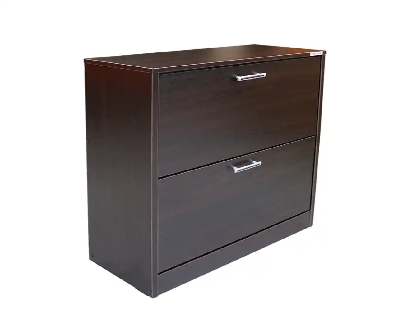 Mobilier Hol - pantofar din pal cu 2 sertare culoare wenge