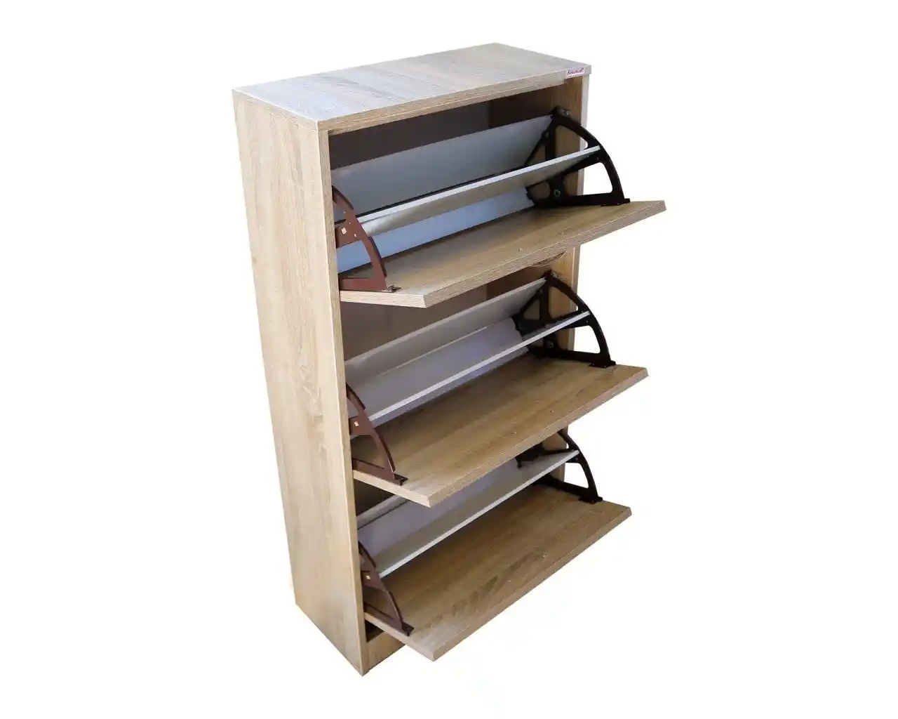 Pantofar cu 3 Uși – Dulap Îngust pentru Depozitare Încălțăminte [2]