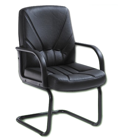 Scaune de birou - scaun-conferinta-5550-s-piele-neagra