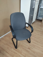 Outlet Mobila Ghencea - Scaun Conferință Semba 279V Gri – Produs Expus Outlet București