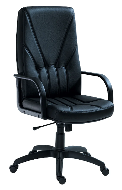 Scaune manageriale - Scaun directorial 5500 cu piele ecologică neagră Arizona Black