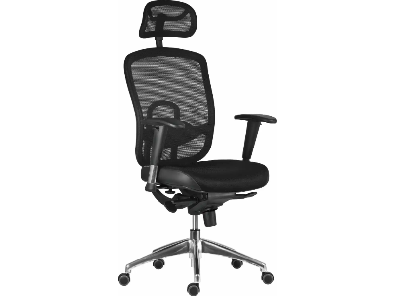 Scaune de birou - Scaun managerial ergonomic Oklahoma PDH cu tetieră și spătar mesh