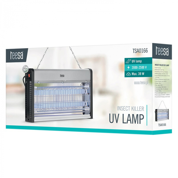 Lampa UV anti insecte 2x 15W, Teesa [4]