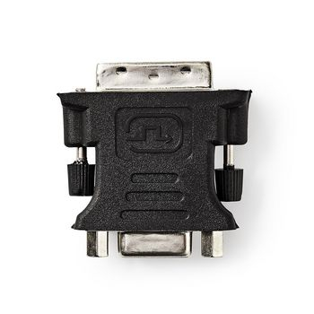 Adaptor DVI-I 24+5-Pin tata - VGA mama negru, Nedis [1]