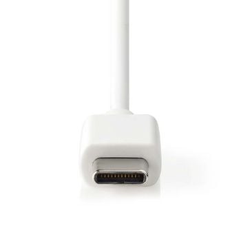 Alimentator USB-C 3.0 A cablu fix alb, NEDIS [1]