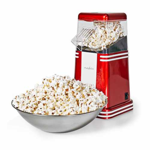 Aparat popcorn Nedis cu aer cald 1200W rosu [8]
