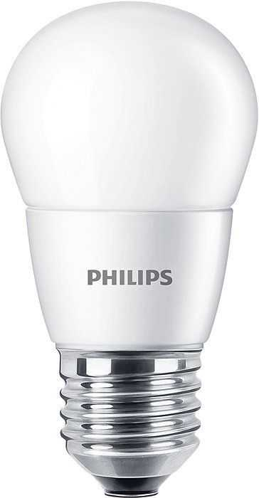 Bec LED Philips P48 E27 7W (60W), lumina naturala 4000K, 929001325602 [1]