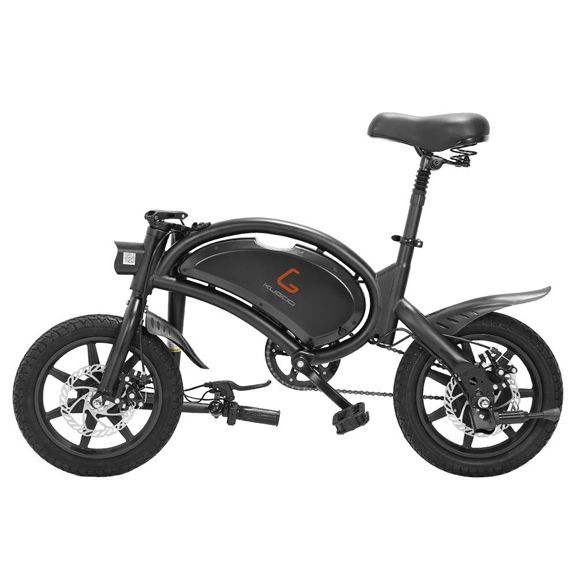 Bicicleta electrica pliabila, roti 14`` Kugoo Kirin baterie 7.5Ah,  Negru [4]