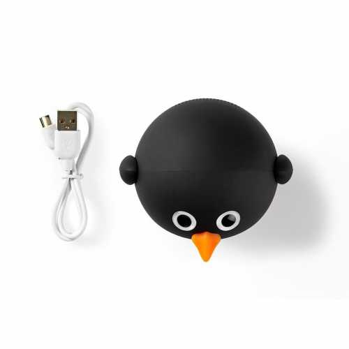 Boxa portabila Nedis, Bluetooth, Redare pana la 3 ore, Hands-free, Pippy Pinguin [10]