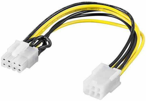 Cablu adaptor alimentare PCI express 6p - 8p [1]