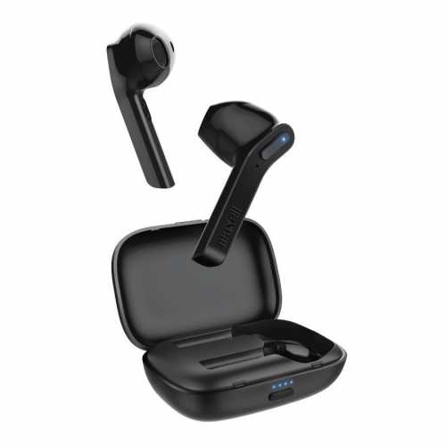 Casti Bluetooth In-Ear, incarcare wireless, negru, Dynamic, Maxell [1]