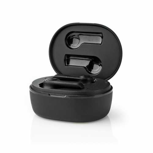 Casti Bluetooth In-Ear Nedis, redare pana la 3.5 ore, carcasa de incarcare, negru [15]